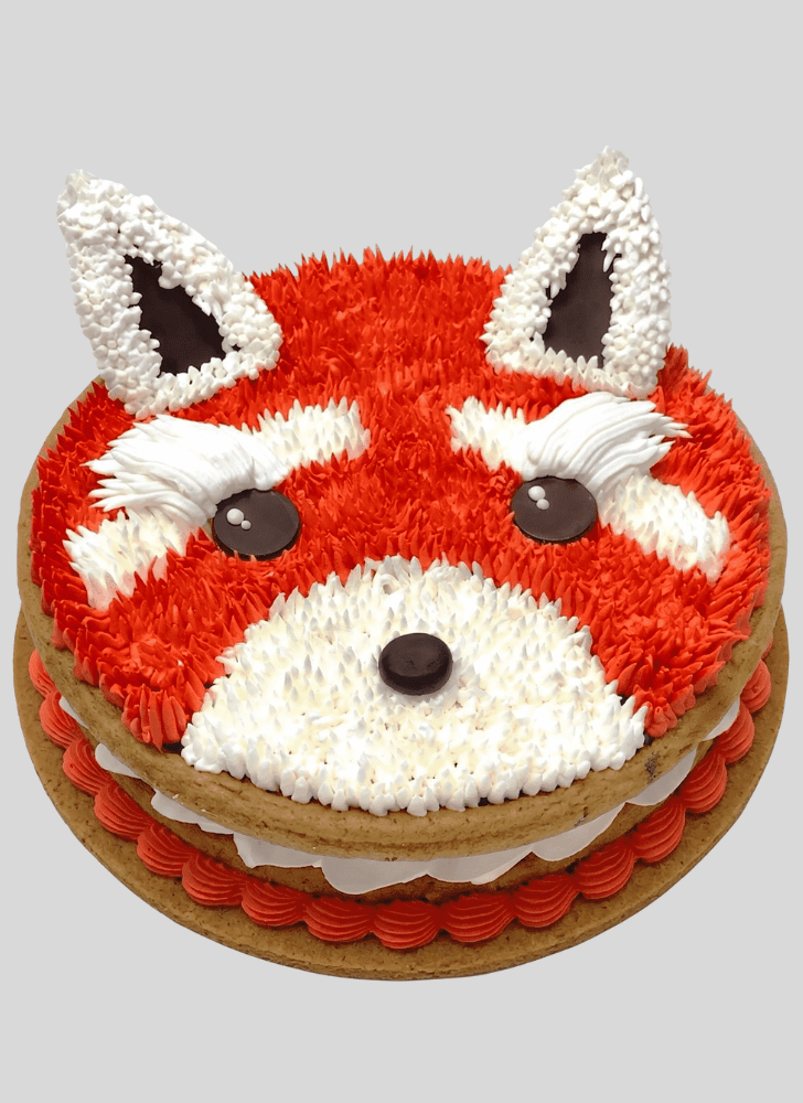 Comely Red Panda Cake