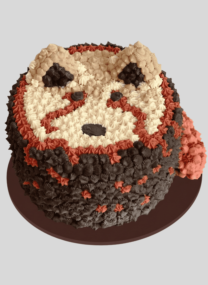 Delightful Red Panda Cake