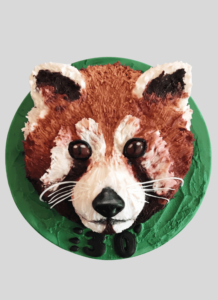Excellent Red Panda Cake