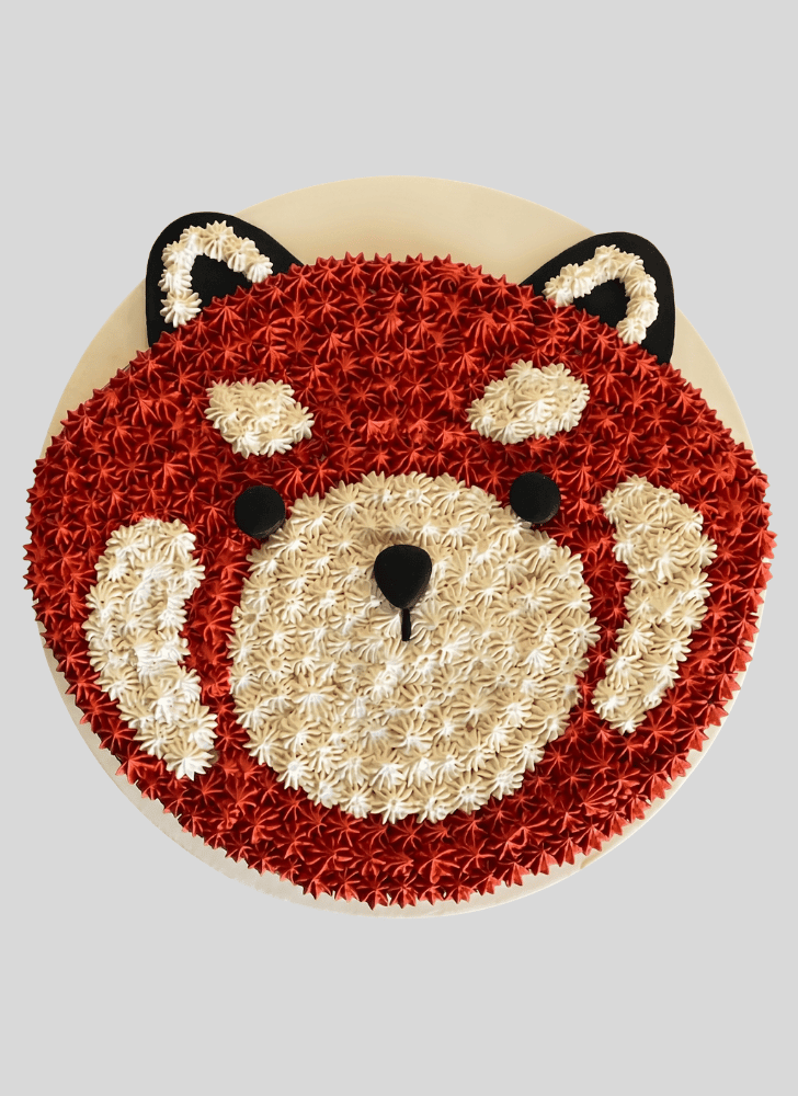 Fetching Red Panda Cake