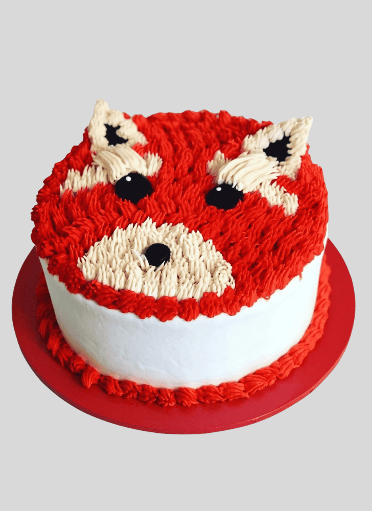 Good Looking Red Panda Cake