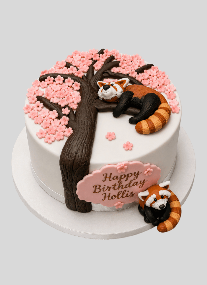 Magnificent Red Panda Cake