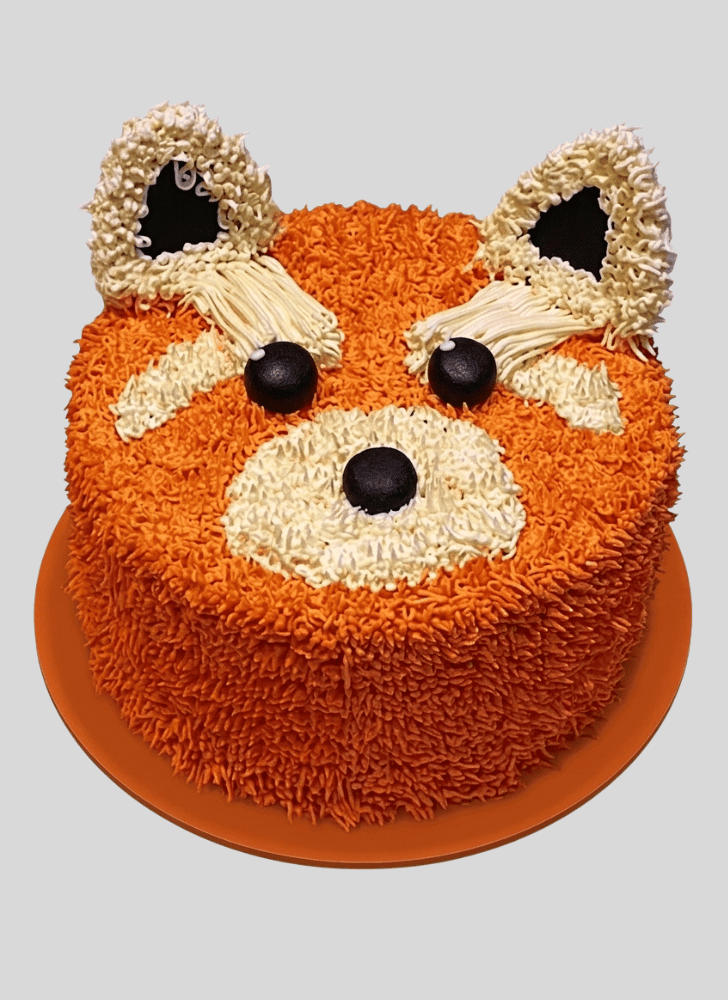 Ravishing Red Panda Cake