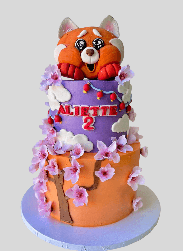 Superb Red Panda Cake