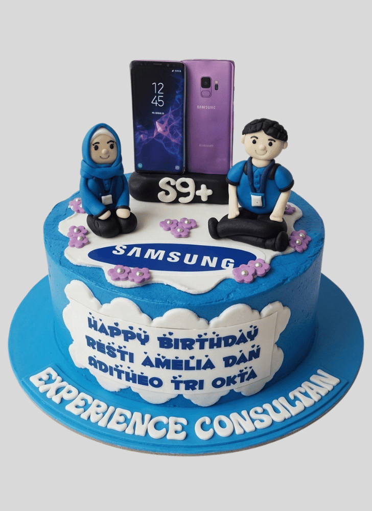 Lovely Samsung Cake Design