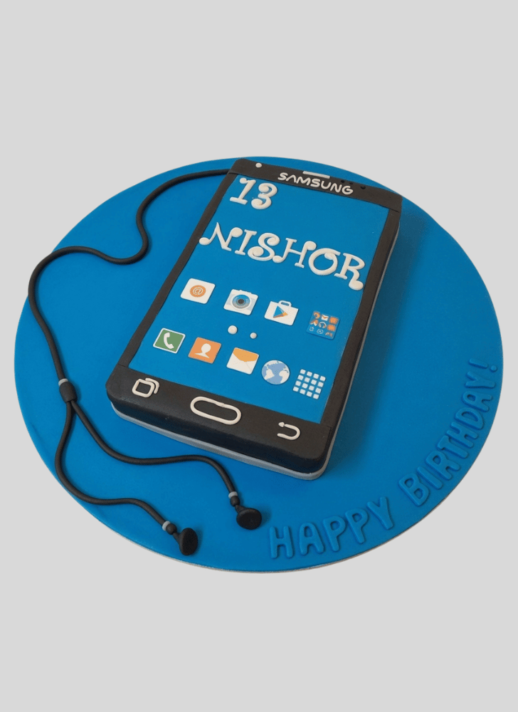 Resplendent Samsung Cake