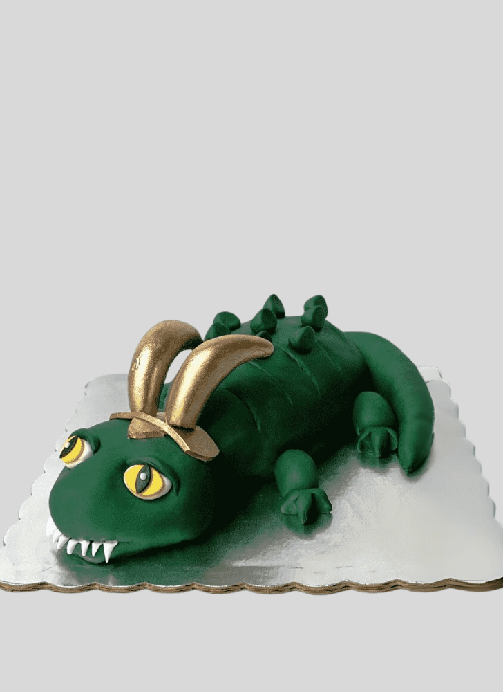Angelic Alligator Cake Cake
