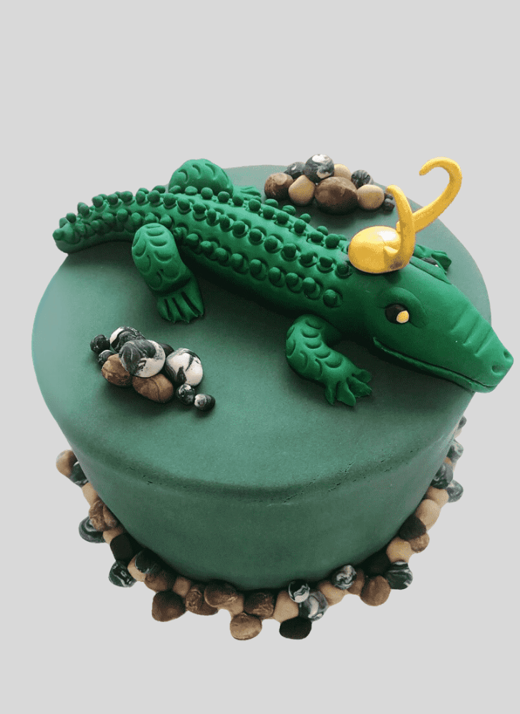 Appealing Alligator Cake Cake