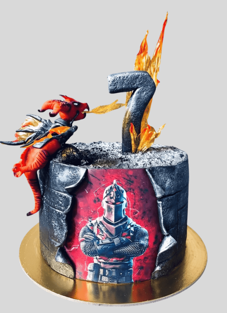 Admirable Black Knight Cake Design