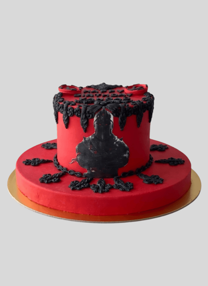 Adorable Black Knight Cake