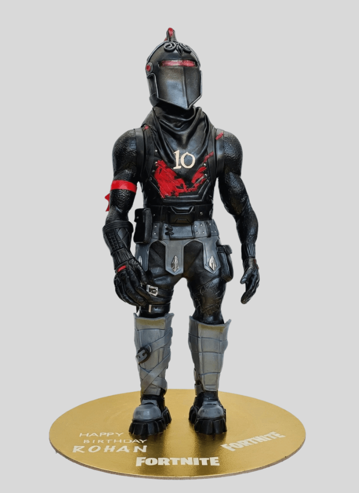 Alluring Black Knight Cake