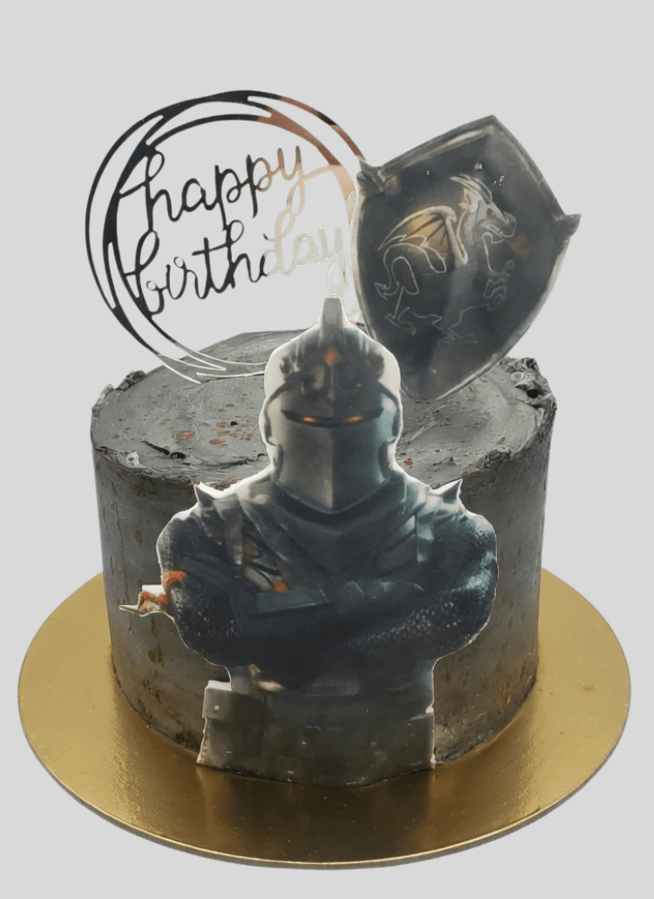 Appealing Black Knight Cake
