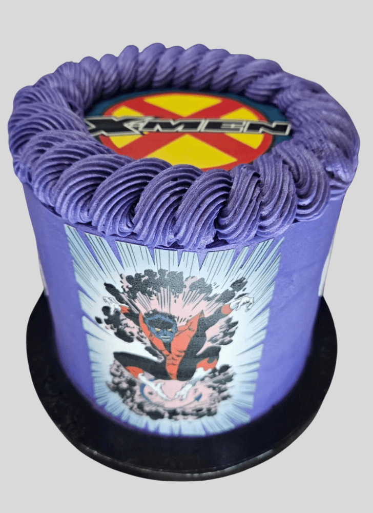 Angelic Nightcrawler Cake