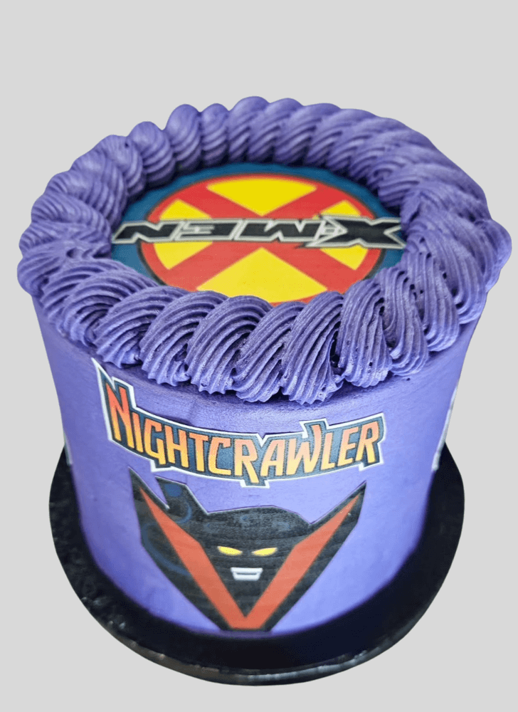 Charming Nightcrawler Cake
