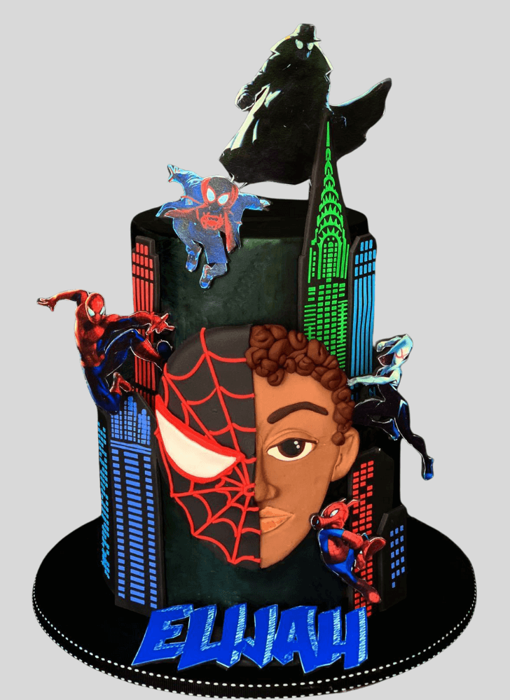 Adorable Spider-Verse Cake