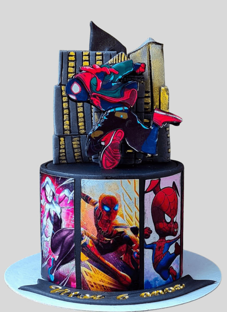 Classy Spider-Verse Cake