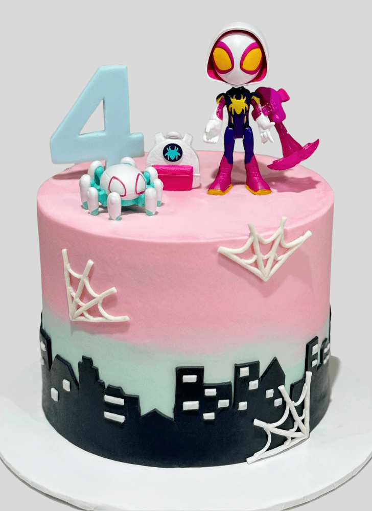 Enthralling Spider-Verse Cake