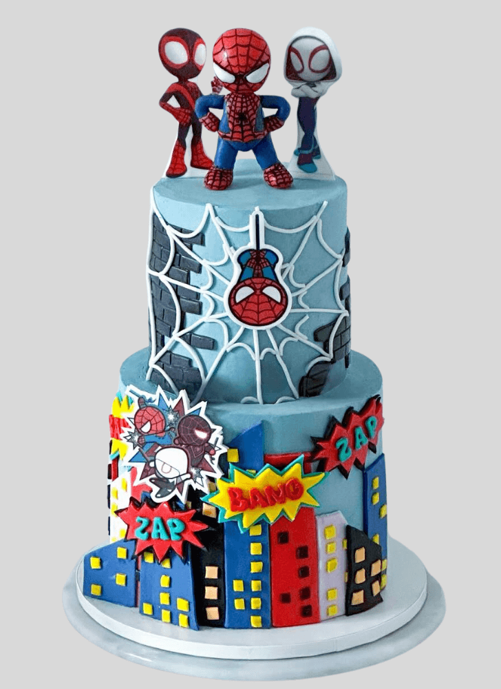 Fine Spider-Verse Cake