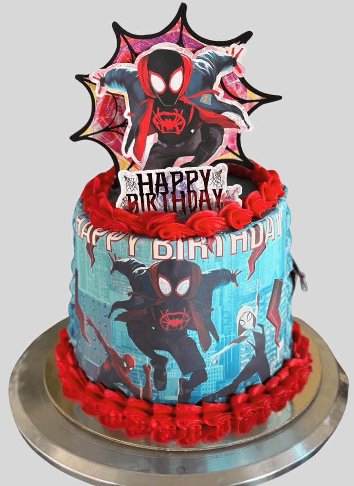 Gorgeous Spider-Verse Cake