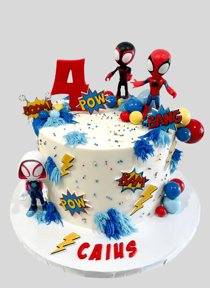 Magnetic Spider-Verse Cake