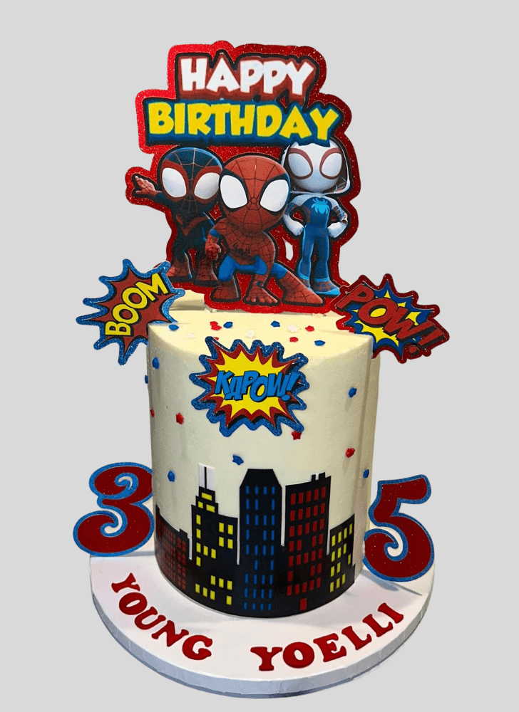 Magnificent Spider-Verse Cake