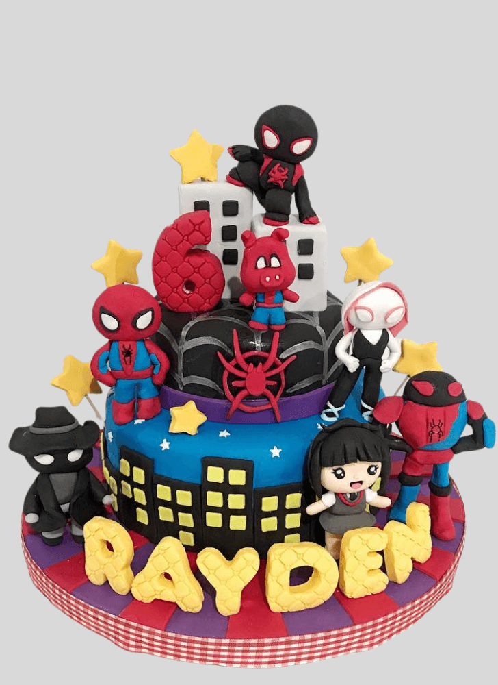 Marvelous Spider-Verse Cake