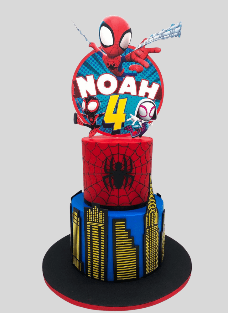 Mesmeric Spider-Verse Cake