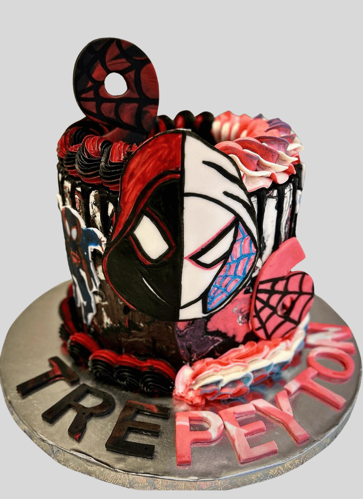 Radiant Spider-Verse Cake