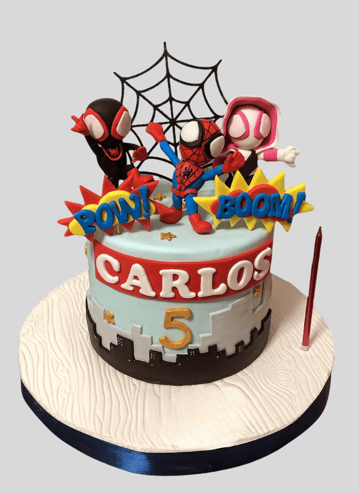 Slightly Spider-Verse Cake