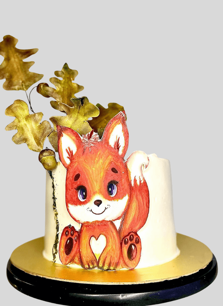 Adorable Squirrels Cake