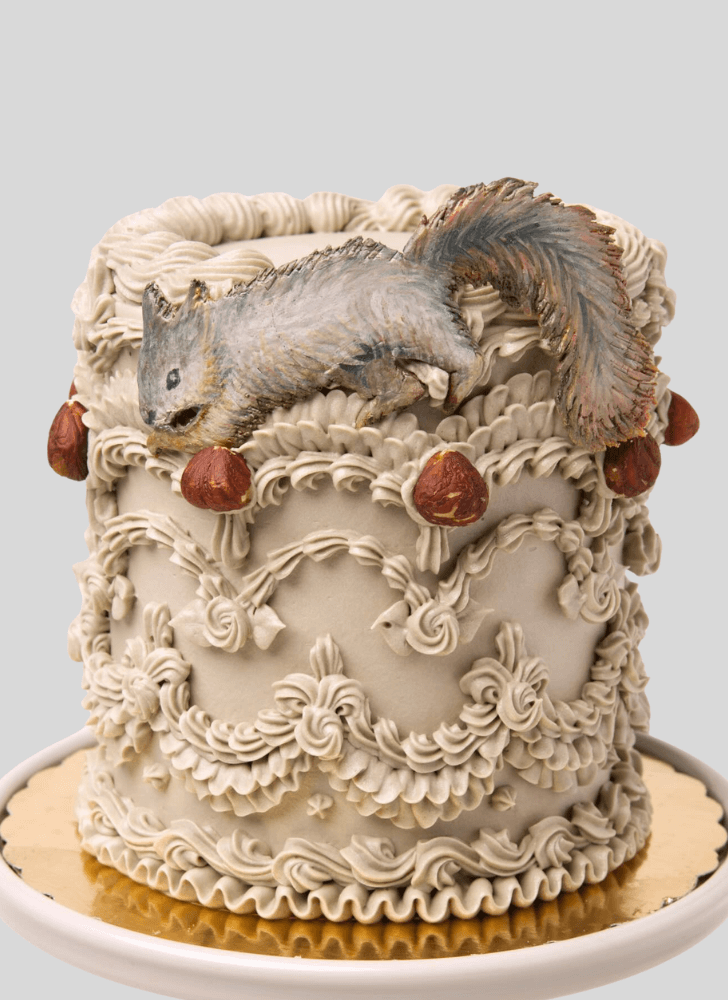 Beauteous Squirrels Cake