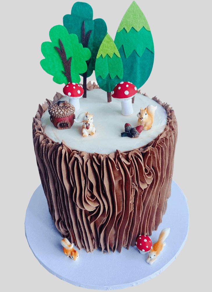 Charming Squirrels Cake