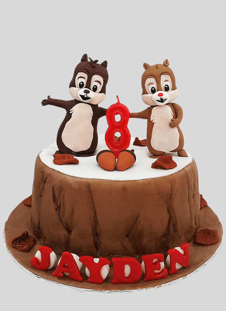 Cute Squirrels Cake