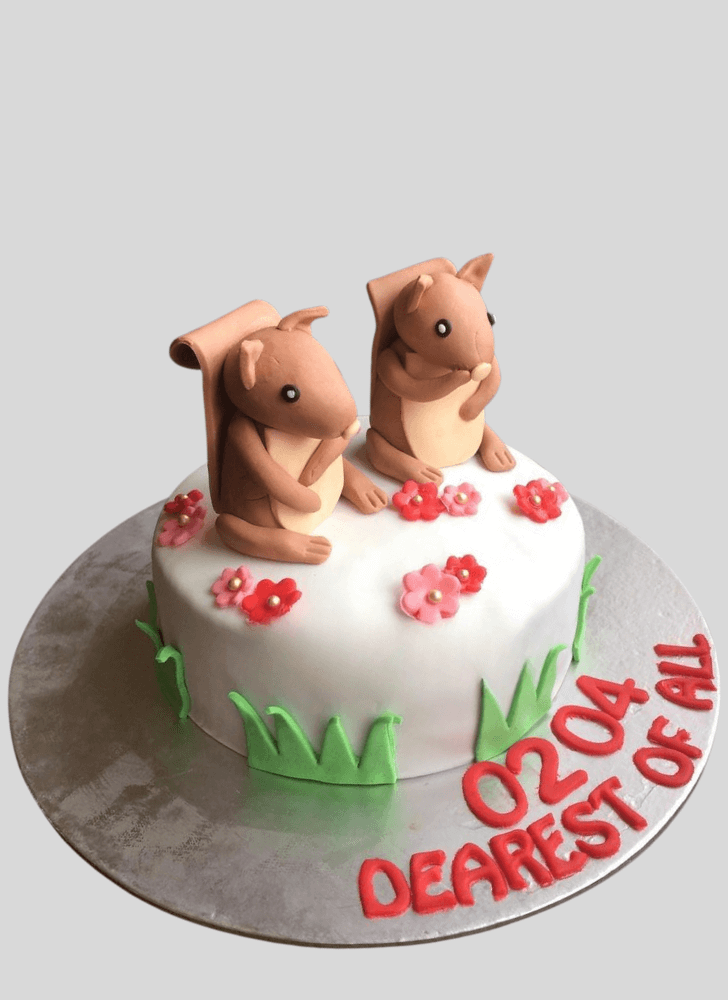 Elegant Squirrels Cake