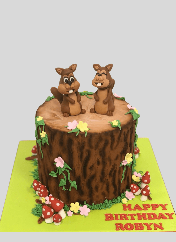 Enticing Squirrels Cake