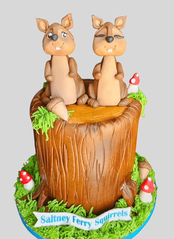Fetching Squirrels Cake