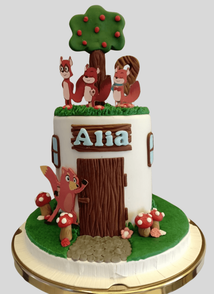 Good Looking Squirrels Cake