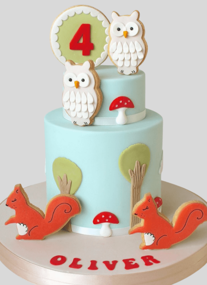 Graceful Squirrels Cake