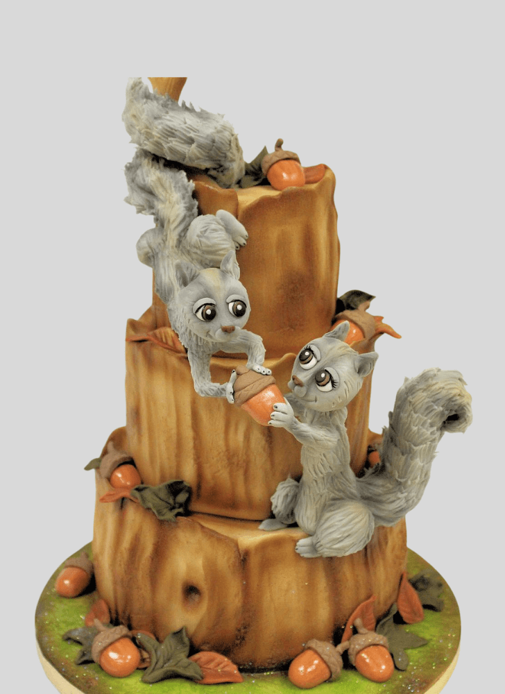 Resplendent Squirrels Cake