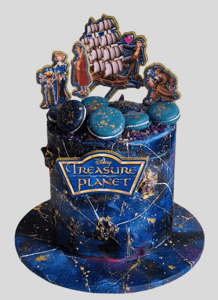 Admirable Treasure Planet Cake Design