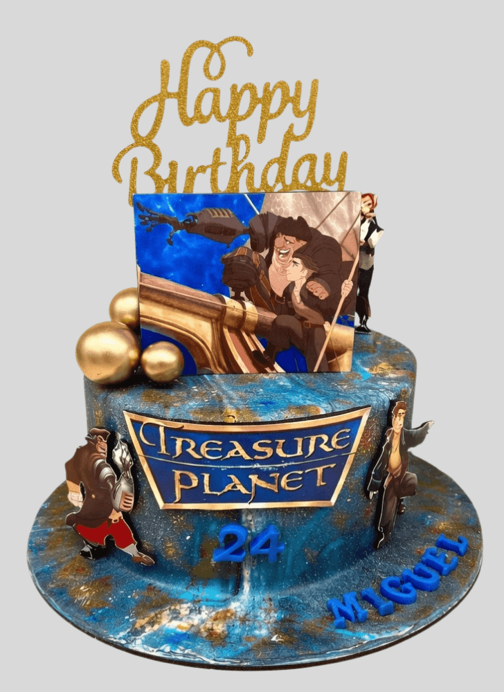 Angelic Treasure Planet Cake