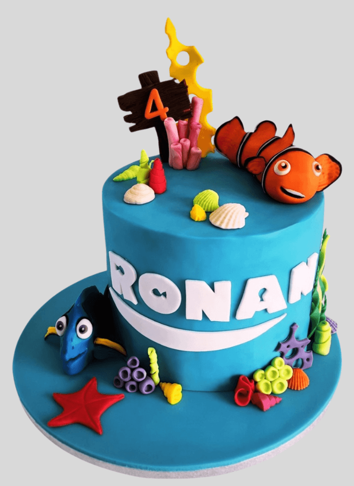 Captivating Finding Nemo Cake