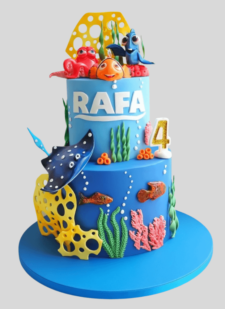 Classy Finding Nemo Cake