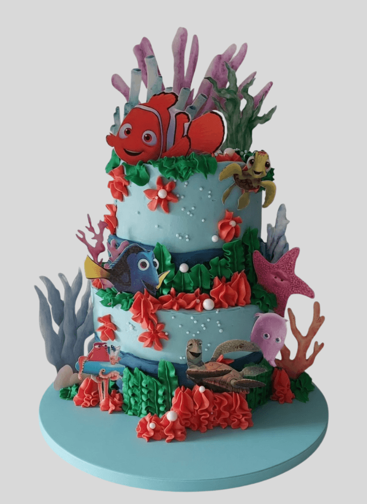 Comely Finding Nemo Cake