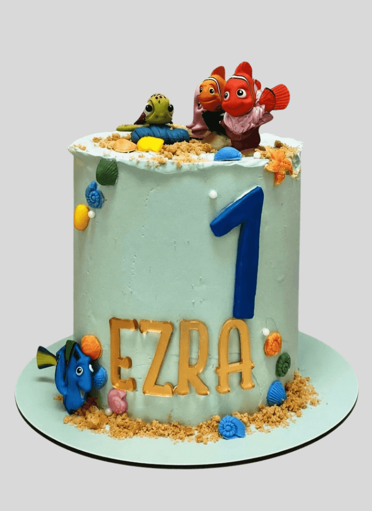 Delightful Finding Nemo Cake