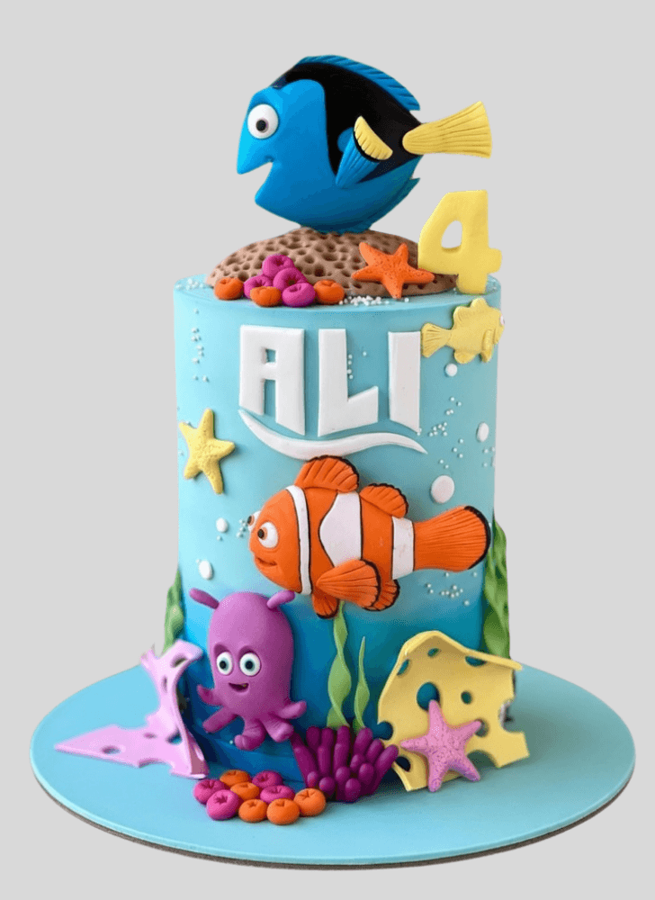 Enthralling Finding Nemo Cake