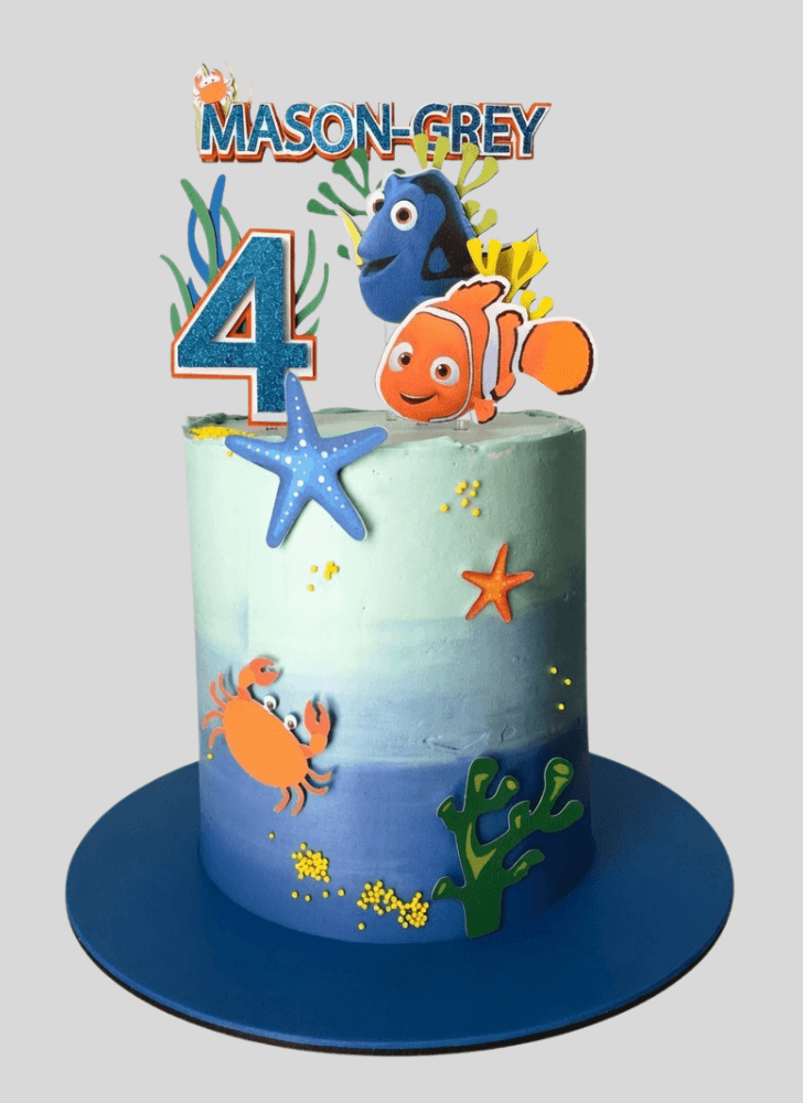 Enticing Finding Nemo Cake
