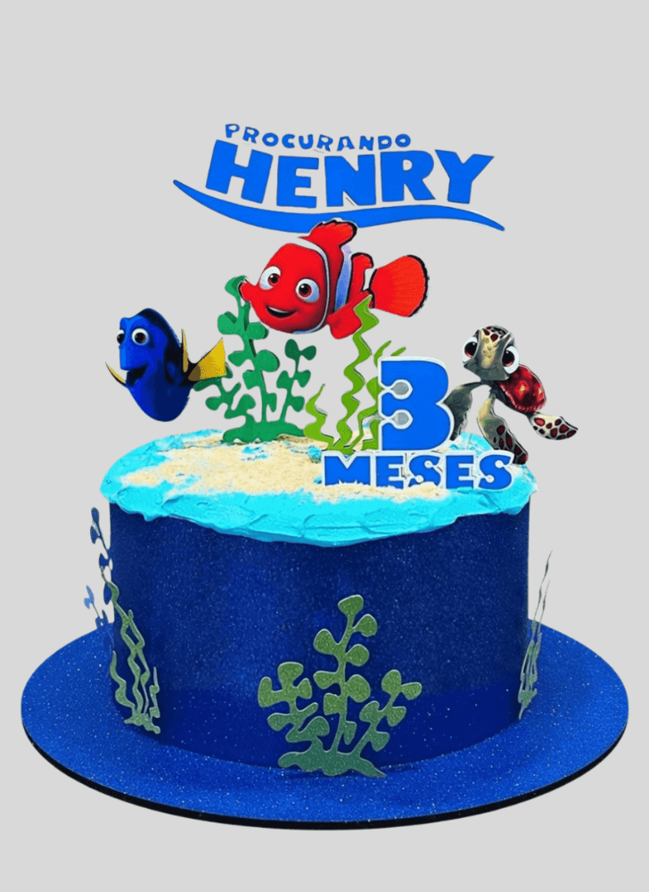 Excellent Finding Nemo Cake