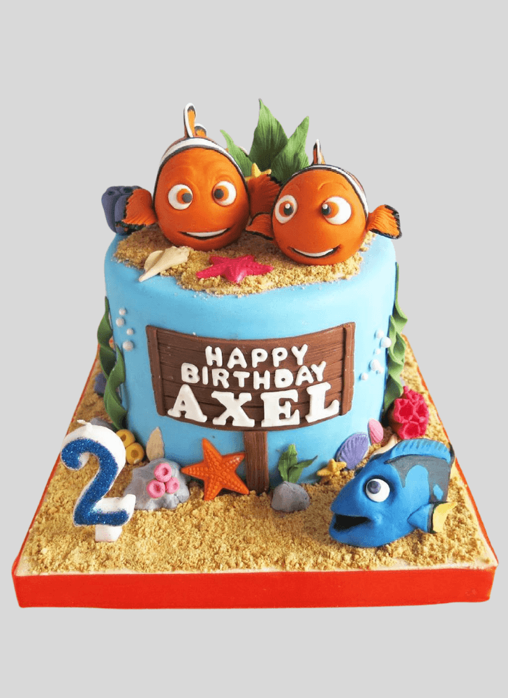 Exquisite Finding Nemo Cake