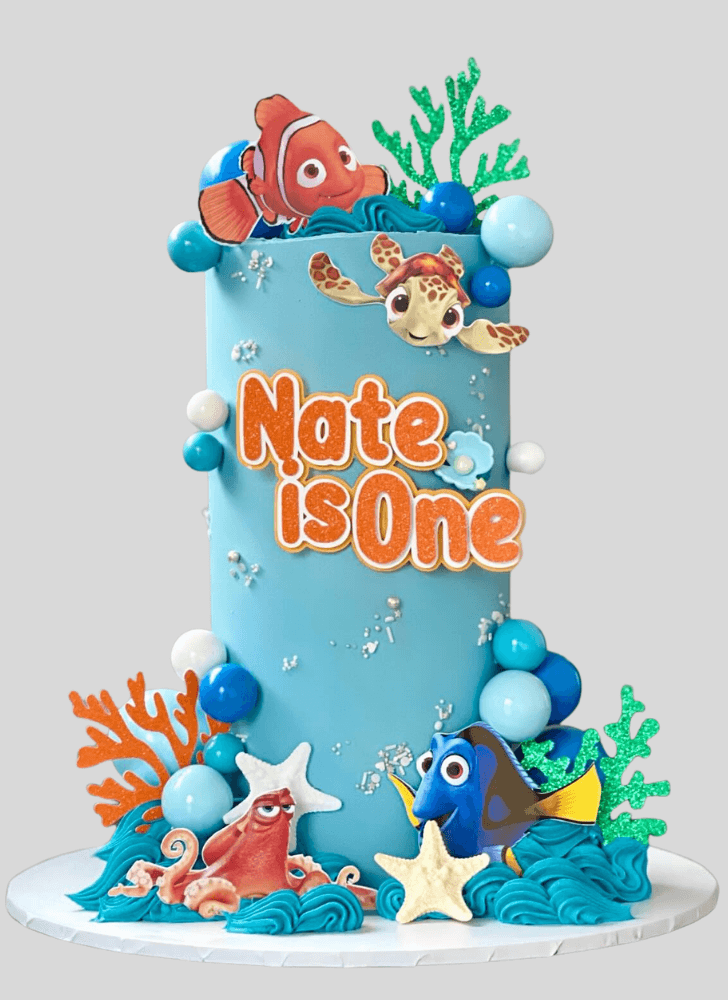 Fascinating Finding Nemo Cake